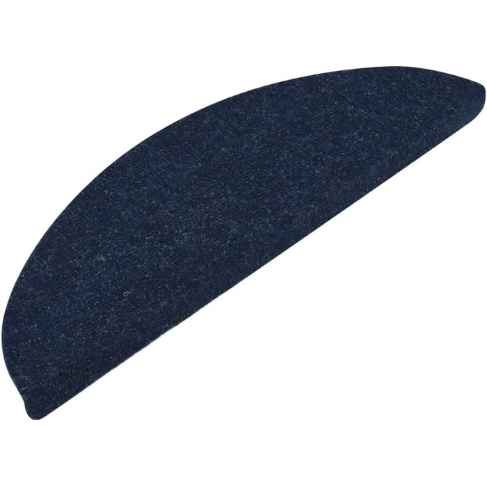 Ступінчастий килимок самоклеючий сходовий килимок ступінчастий килимок захист сходів Килимок для сходів протектор сходів 65x26 см (56x20 см, синій), 15 шт.