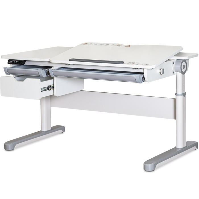 Дитячий стіл Mealux Milton Electro lite Grey (арт. BD-730 WG lite)