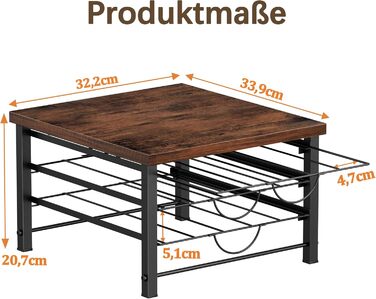 Тримач для капсул кави Dolce Gusto, металева висувна шафа для 90 капсул, з тихими направляючими та антиковзними ніжками