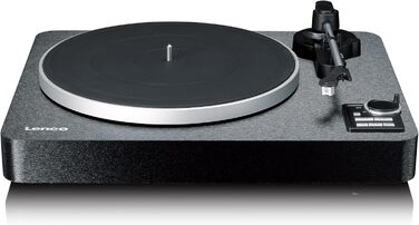 Програвач вінілових платівок Lenco LBT-188 з Bluetooth, автоматичний, 33/45 об/хв, антискейтинг, оцифрування вінілових платівок у MP3, темно-коричневий