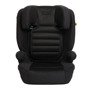 Автокрісло Novi Baby® James Premium i-Size ISOFIX для дітей 3,5-12 років, 100-150 см, регульоване, з підголівником, знімною спинкою (Чорний Go)