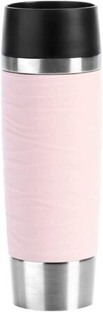 Термокружка EMSA Wave Design N2011900, 0,5 л, рожева, з клапаном, 6 годин гаряча/12 годин холодна