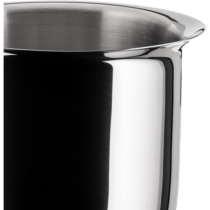 Каструля для приготування молока Alessi 'POTS&PANS' з нержавіючої сталі, срібна, 9.2 x 23 x 53.5 см