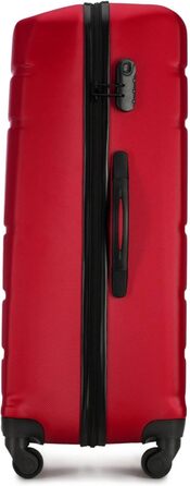 Валіза на колесах WITTCHEN Globe Line, ручна поклажа, ABS, кодовий замок, 25 x 33 x 33 x 16,5 см, червоний (Lufthansa/Eurowings/Ryanair/Condor/Discover Airlines)