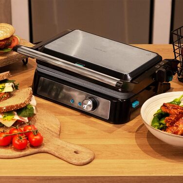 Електричний гриль Cecotec Rock'nGrill 1500 Stone Ceramic Mix з керамічним покриттям та знімними каменями, 1500 Вт