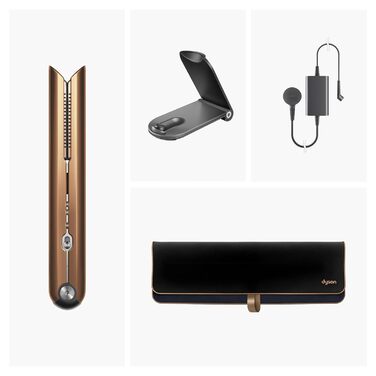 Випрямляч для волосся Dyson Corrale Copper мідний, бездротовий, з гнучкими пластинами