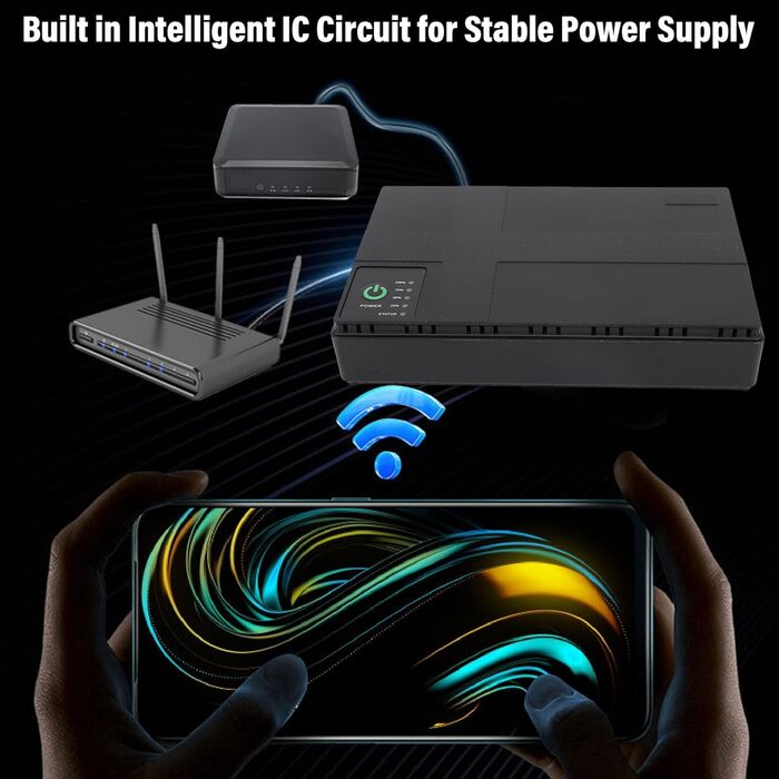 UPS Garosa Mini - Акумуляторний блок живлення 8800 mAh, 18W для роутера, модема, камери, смартфона (EU-штекер)