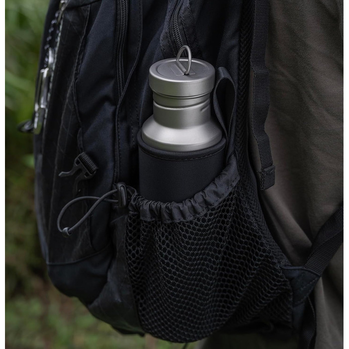 Фляга для води iBasingo Titan 550ml - Металева, для туризму, спорту, з широким горлом