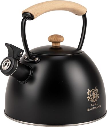 Чайник електричний KARL HAUSMANN Induktion 2.5L з авто-свистком, з нержавіючої сталі для всіх типів плит