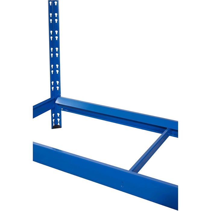 Металева стійка для шин 179x130x50 см, блакитна - 8-12 шин | Стійка для шин, стелаж для гаража, підвалу