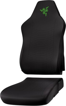 Ігровий крісло Razer Iskur V2 X з підтримкою попереку - чорний, сучасний дизайн