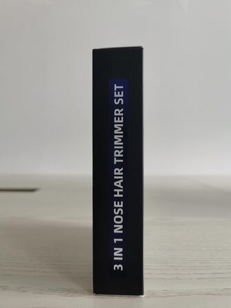 Тример для волосся в носі 3-в-1, безболісний тример для носа, вух, брів (білий)
