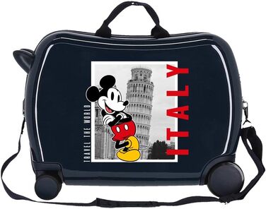 Дитяча валіза Disney Mickey Y Minnie Travel The World, один розмір синій