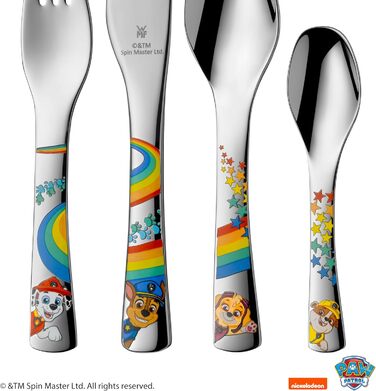 Дитячий набір столових приборів Paw Patrol від WMF з гравіюванням імені - 4 шт.
