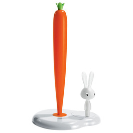 Тримач для паперових рушників 20,2x34x16 см помаранчевий/білий Bunny&Carrot Alessi