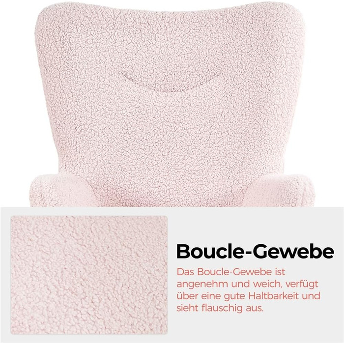 Крісло-мішок Yaheetech з м'якої тканини, крісло для відпочинку, телевізор, крісло-релакс, крісло-трансформер, стильний дизайн, білий (рожевий, з пуфом)