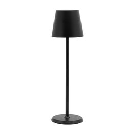 LED-світильник SECURIT 'Feline' - диммер, бездротовий, акумуляторний (USB-магнітний кабель) - для барів, кафе, ресторанів, готелів - 38x11x11см, білий/чорний