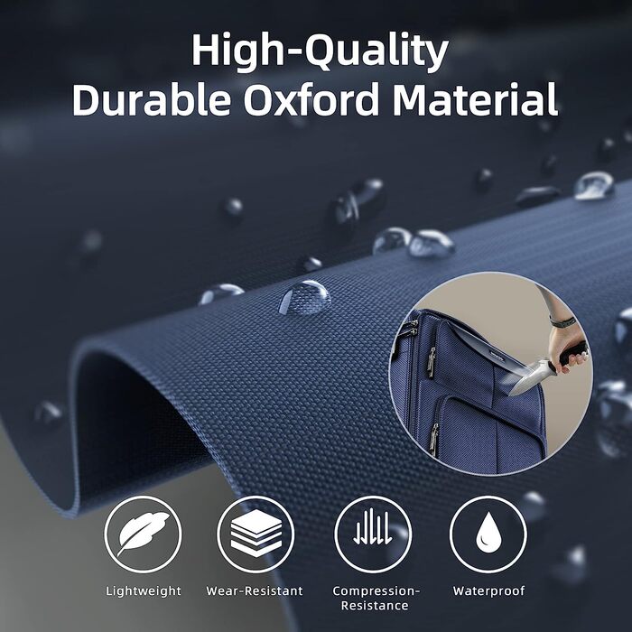 Набір валіз SHOWKOO з софтшеллу (3 шт.), розширюваний, легкий, міцний, з обертовими колесами, TSA-замок, 50.8 см, 61 см, 71.1 см, блакитний