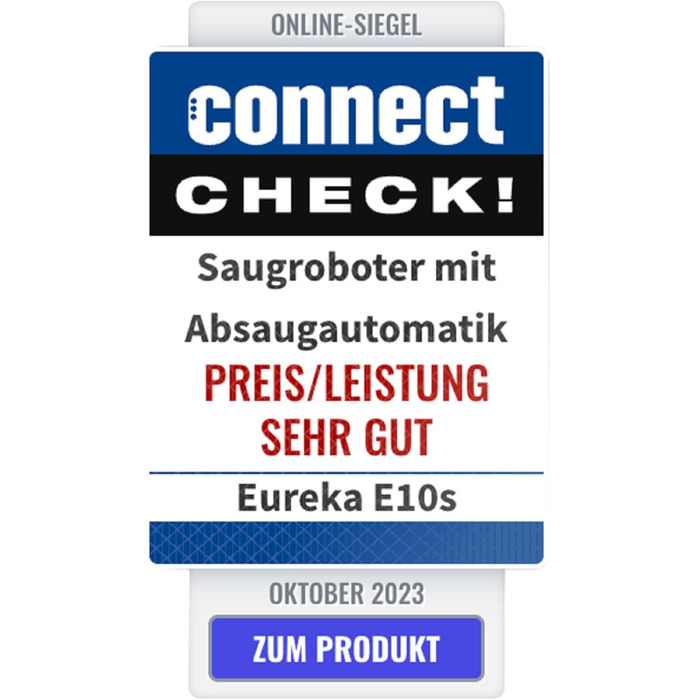 Робот-пилосос EUREKA E10s 2.Gen з вологою ганчіркою + станція самоочищення (4000Pa, LiDAR, автопідйом мопа, розпізнавання килима, керування через додаток/голос), чорний
