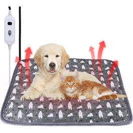 Електрична грілка для домашніх тварин, 45*45см, таймер, регулювання температури