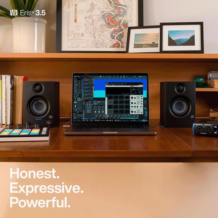 Акустична система PreSonus Eris 3.5 Gen 2, 50 Вт, чорна - для мультимедіа, геймінгу та студійної музики