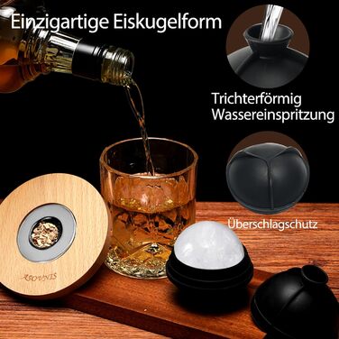 Набір для копчення віскі з пальником, 6 смаків, дерев'яні стружки, 2 склянки, 6 контейнерів для віскі, набір для коктейлів, набір для копчення напоїв, подарунок на день народження для любителів бурбону (без бутану)