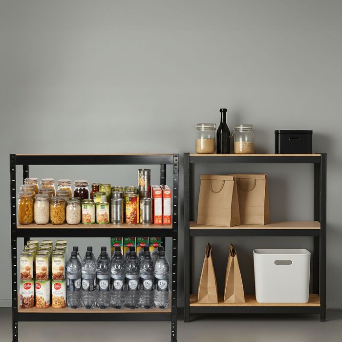 Міцна полиця Relaxdays з робочою поверхнею, витримує до 500 кг