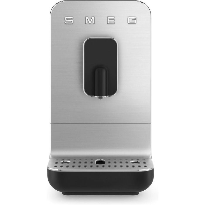 Еспресо-машина Smeg BCC11BLMEU з вбудованою кавомолкою, термоблоком, об'єм 1,4 л, чорна