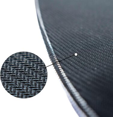 Підлоговий ігровий килимок, підлогове покриття - водонепроникне, миється, 100 мікрофібра, діаметр 120 см, колір (сірий)