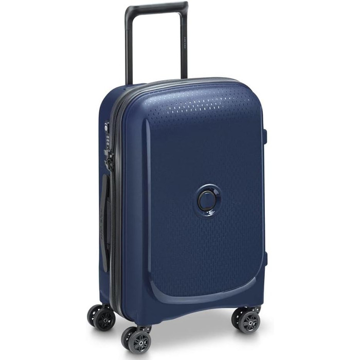 Набір з 3 жорстких кейсів Надлегкий багаж - Ручна поклажа 55см Середня валіза 76см - Велика валіза 82см - Синій