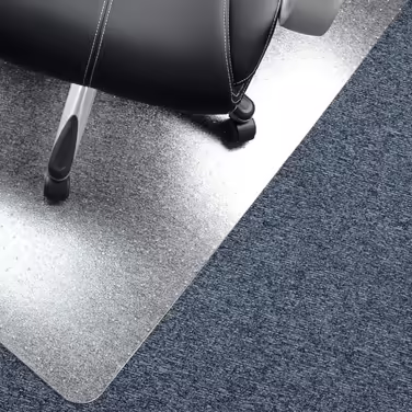 Протекторна підкладка під крісло Floortex, антимікробна, 120x90 см, прямокутна, вініл без фталатів, матова, для килимів, TÜV сертифікат