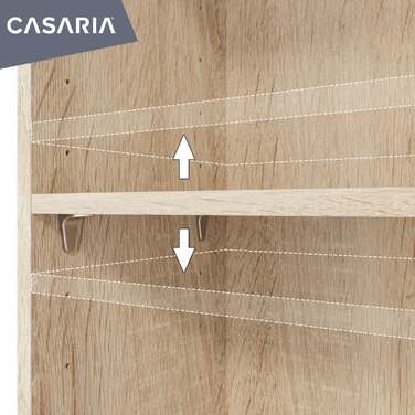Книжкова шафа Vela Oak 5 відділень
