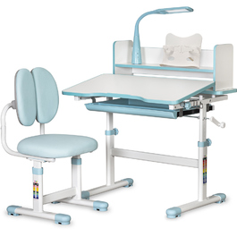 Комплект меблів Evo-Kids (стіл+стілець+полиця+лампа) BD-24 Blue (арт. BD-24 BL)