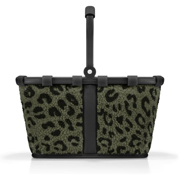 Сумка-шопер Reisenthel CarryBag XS Teddy Leo Olive – Стабільний кошик XS з практичною внутрішньою кишенею, водонепроникний дизайн