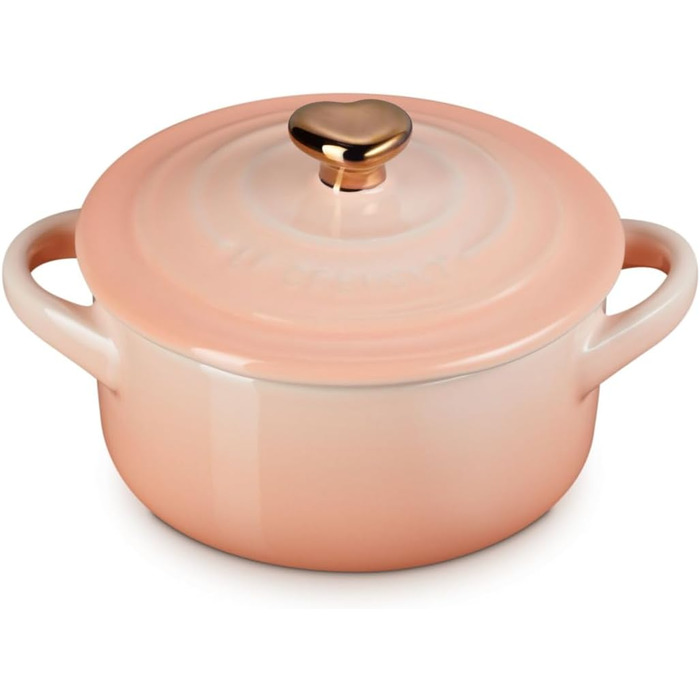 Кокотниця Le Creuset Mini, кераміка, 237 мл, золотий ручка (Піч)