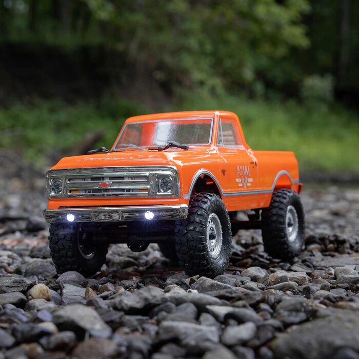 Радіокерований Rock Crawler Chevrolet C10 1967 4x4 SCX24 1/24 RTR (з акумулятором та зарядним пристроєм), Помаранчевий