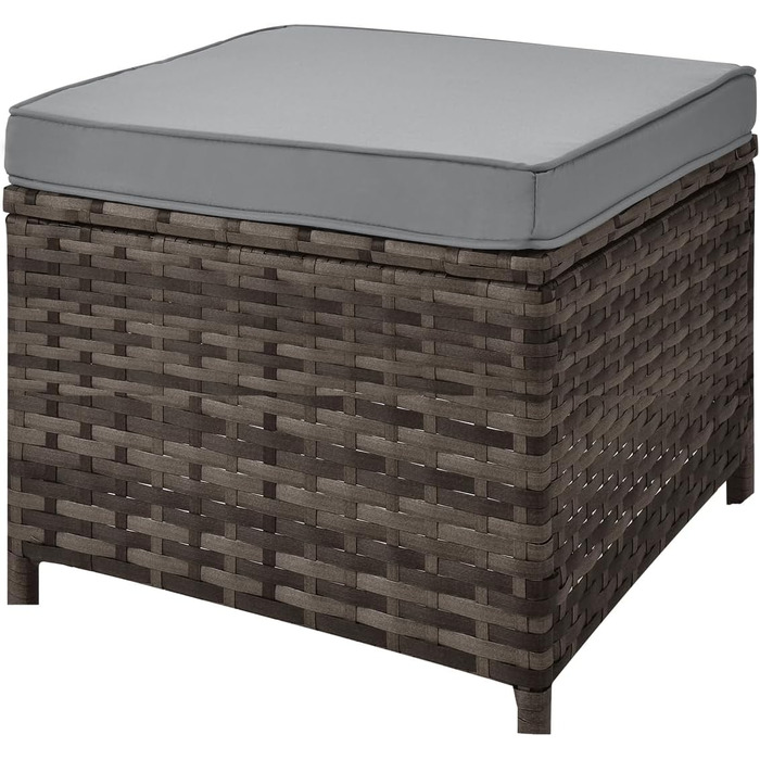 Кутовий диван садовий плетений SVITA Monroe коричневий для тераси та саду з поліротангу