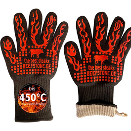 Жаростійкі рукавички для гриля Beefstone до 450°C 
