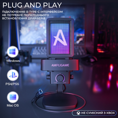 USB мікрофон Fifine Q8PRO Black