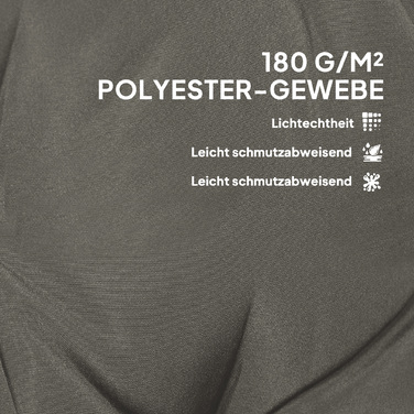 Набір з 4 подушок для сидіння 108 x 50 x 5 см, м'які подушки для стільців з зав'язками, універсальні для використання на вулиці та в приміщенні, світло-сірого кольору.