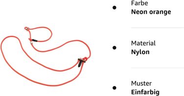 Безшумний повідець Mystique професійний мисливець 8 мм з обмежувачем натягу 280 см (неоновий Помаранчевий)