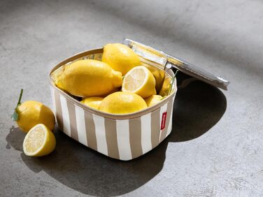 Сумка-холодильник Reisenthel Pocket Dot (S) Summerstripes Coffee з переробленого PET для обіду, Україна