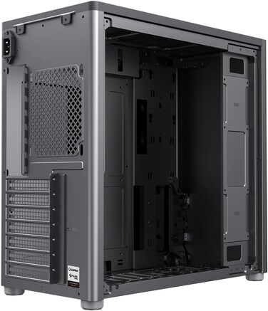 Ігровий корпус GameMax Spark Pro Cube ATX з двома загартованими скляними панелями, USB 3.0, Type-C, чорний