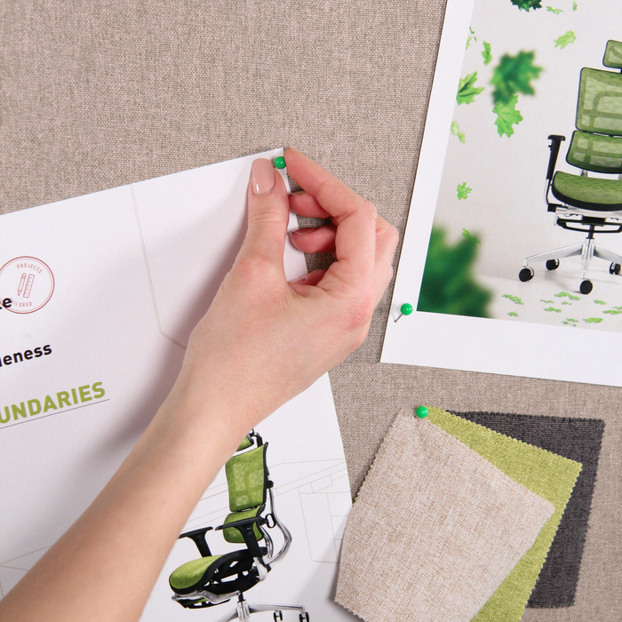 Система звукоізоляційних перегородок FLEXMIUT 2 шт. (taupe) від hjh OFFICE