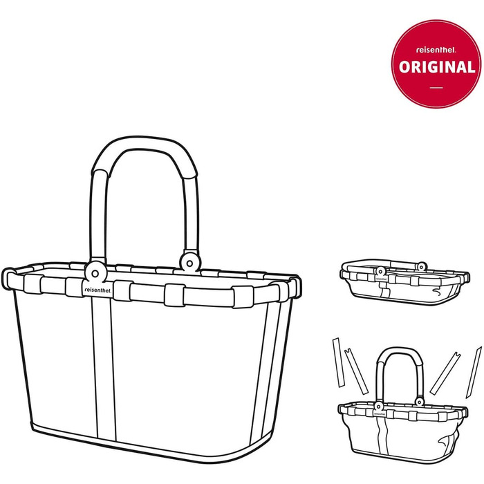 Міцний кошик для покупок, багато місця для зберігання, внутрішня сумка - Елегантний, водовідштовхувальний дизайн (50 символів)