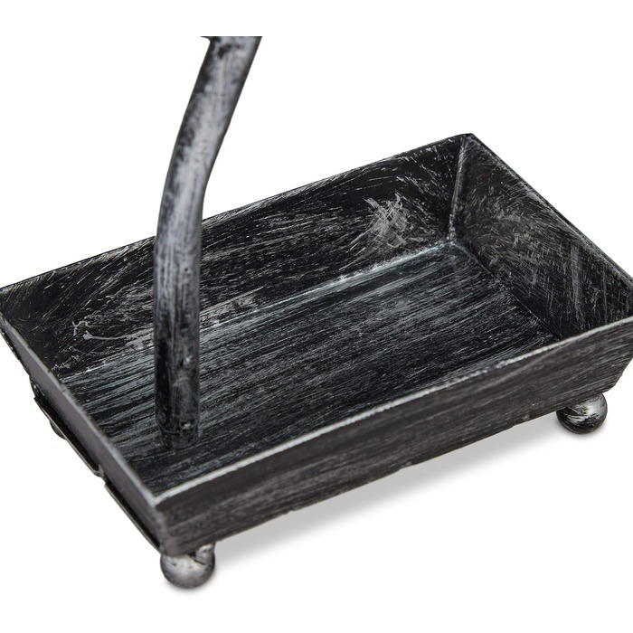 Органайзер для прикрас Relaxdays з підставкою для сережок (68 пар), чорний/срібло, 31x31x8,5 см