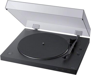 Програвач вінілу Sony PS-LX310BT з Bluetooth, автостартом та алюмінієвим диском, чорний