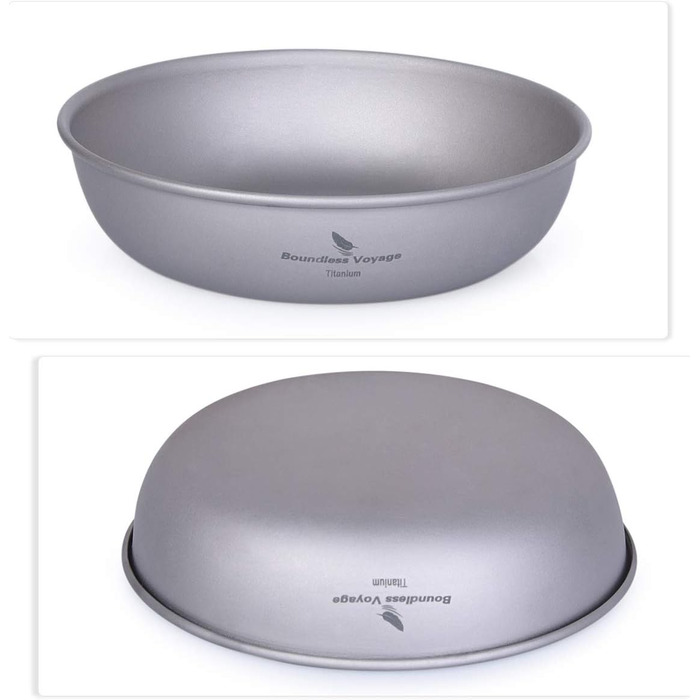 Тарілка для кемпінгу iBasingo Titan Teller 18.5 см: легка, міцна, для пікніка та приготування їжі