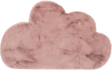 ФРААІ Дитячий килим Home & Living - Huggy Cloud Рожевий - 70x115см - Монохромний - Сучасний - Дитяча кімната, Дитяча кімната - Хлопчики - Дівчатка - Ковролін 70 х 115 см Рожевий