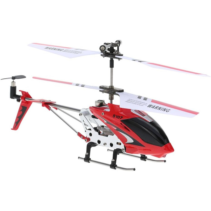 Радіокерований вертоліт Syma S107G 3-канальний інфрачервоний з гіроскопом, червоний